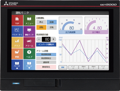 GT2507-WTBD 特長 表示器 MELHMI-GOT 仕様から探す｜三菱電機 FA