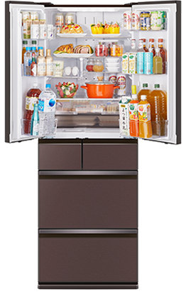 三菱電機 冷蔵庫：中だけひろびろ大容量シリーズ MZシリーズ