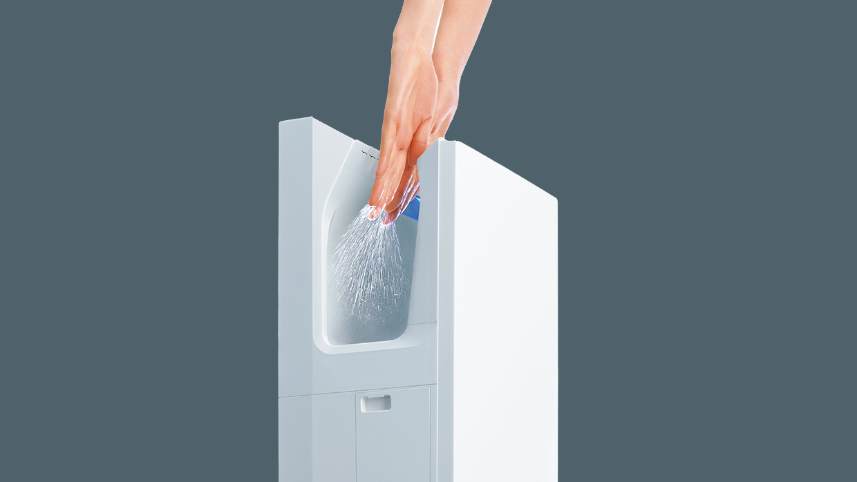 スリムタイプ＜速乾モデル＞｜ハンドドライヤー ジェットタオル｜三菱電機