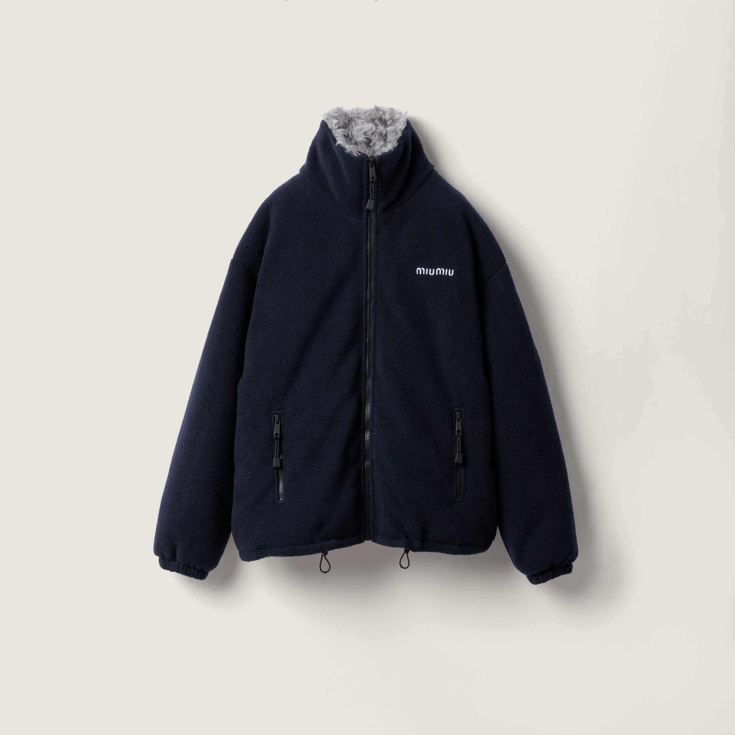 コードベージュ ガーメントダイ ギャバジン ブルゾンジャケット | Miu Miu