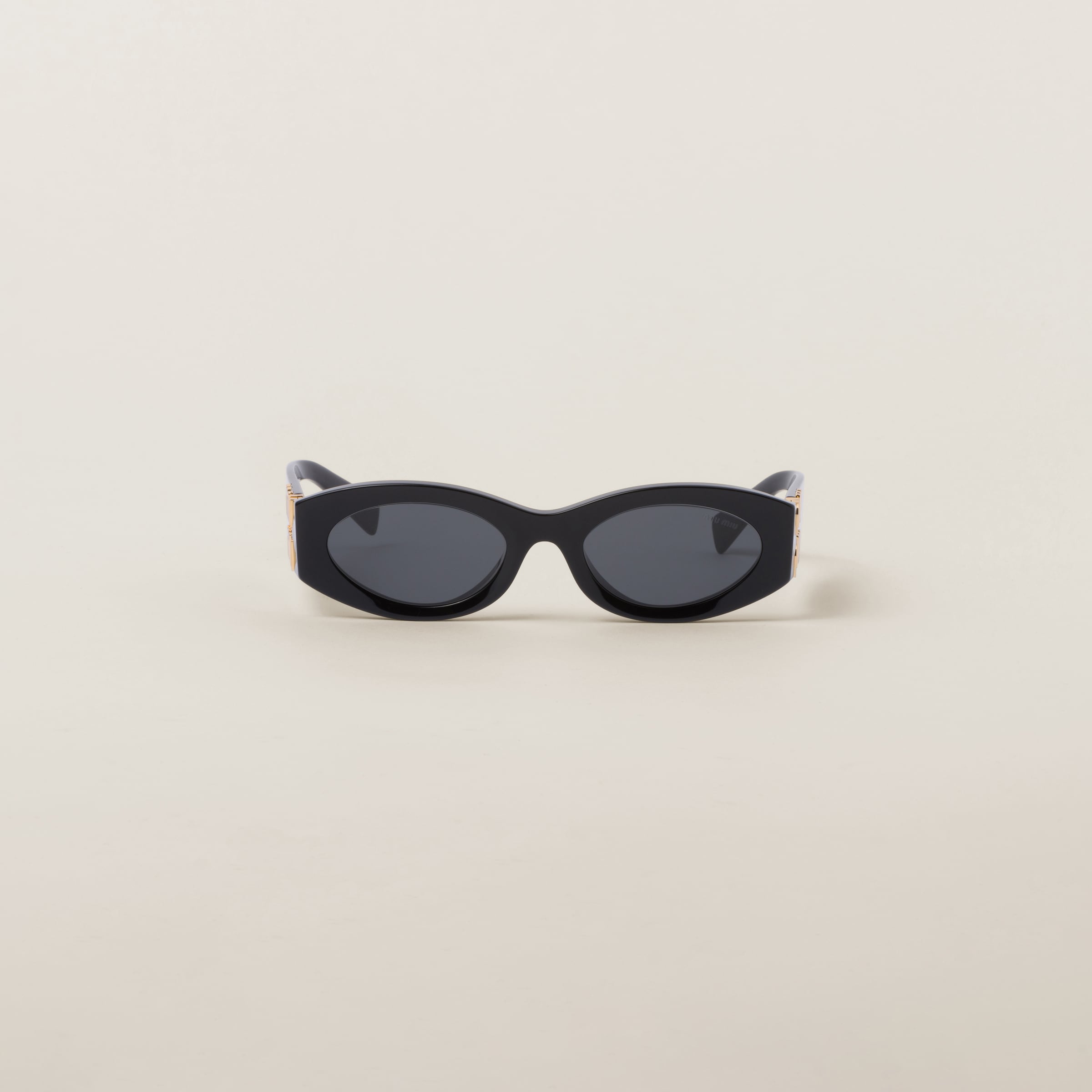 Blue Lenses Miu Miu Logo Sunglasses | Miu Miu