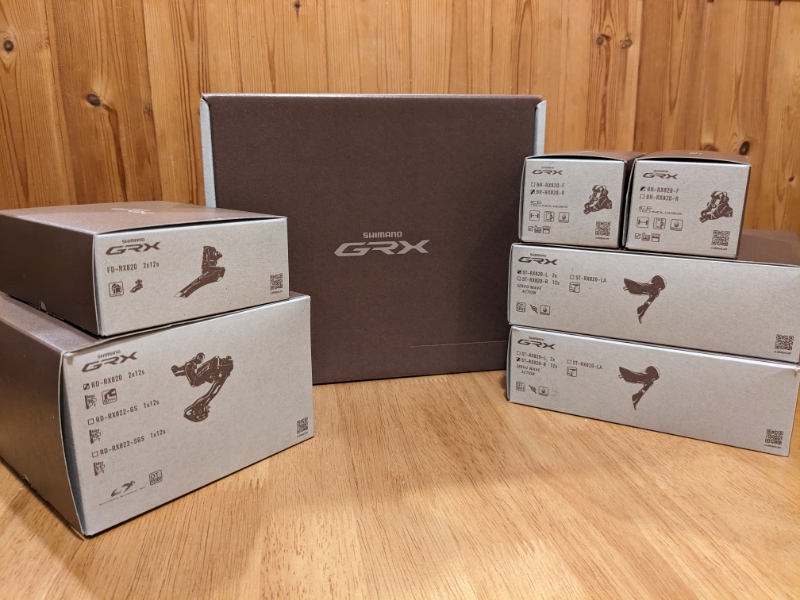 RIDLEY Kanzo A を GRX RX820 12S でフルカスタムしてみました