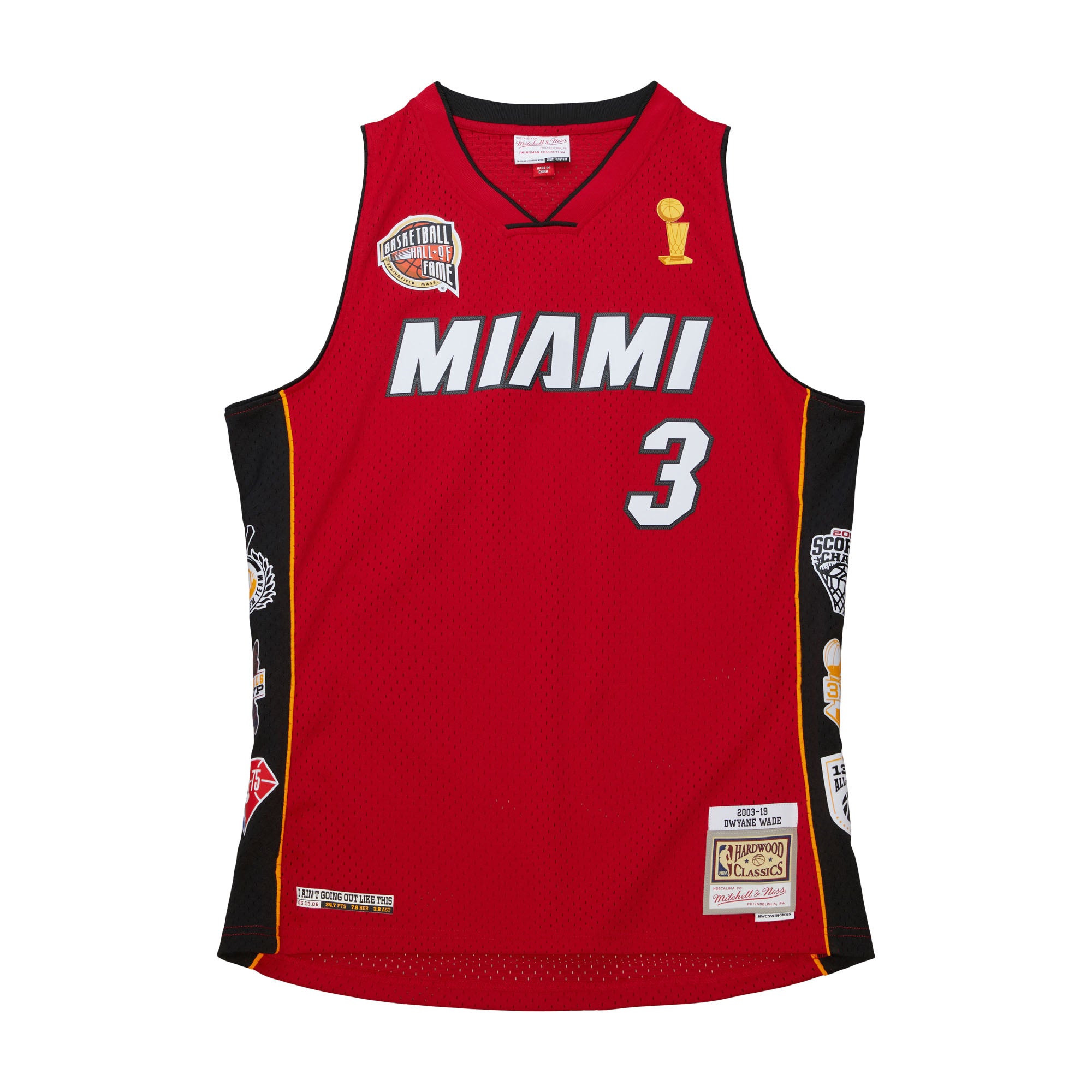 Mitchell Ness Wade HOF Jersey | Miami HEAT | Jersey
