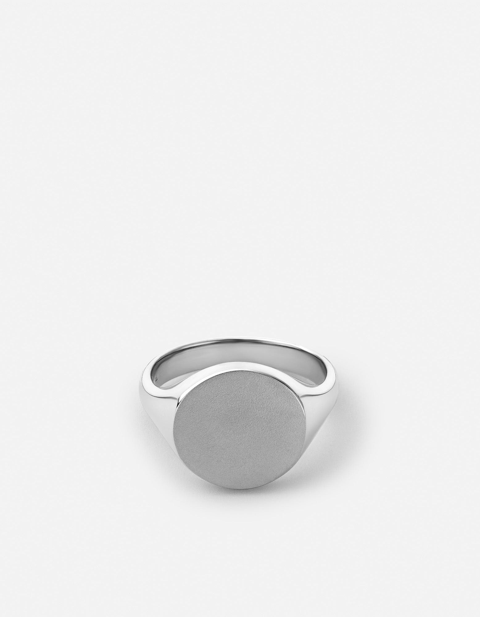 Wells Signet Pinky Ring, Sterling Silver | Men's Rings | Miansai