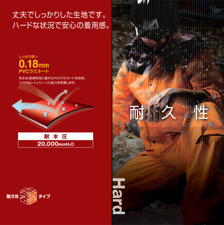 Makku マック レインハードプラス2 AS-5400｜作業服・作業着の総合通販