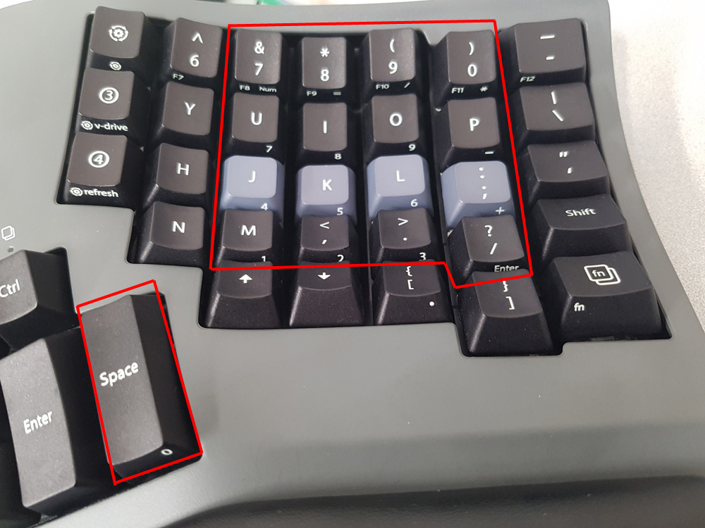 Advantage360 PRO Contoured Keyboard by Kinesis Corporation