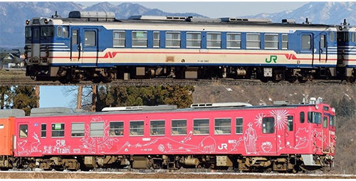 限定 キハ40系(キハ40新潟色・青・キハ48只見縁結び)セット (2両