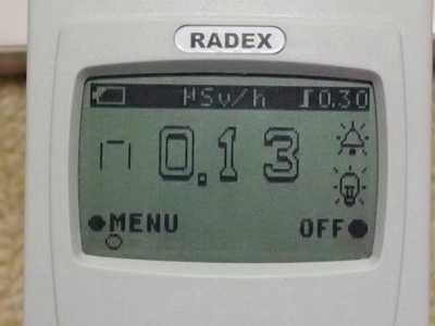 ガイガーカウンター RADEX RD1503 レビュー