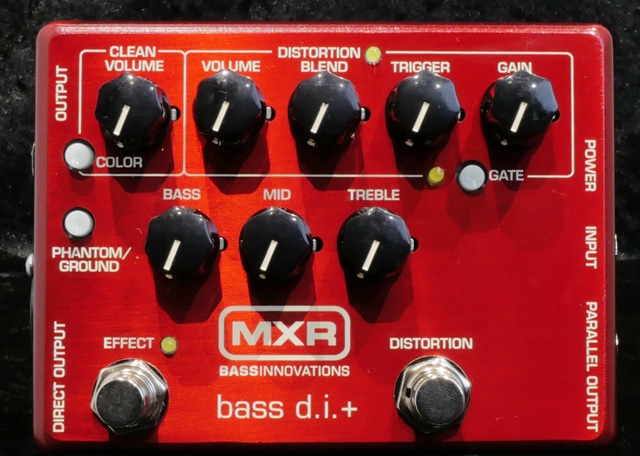 M80 BASS D.I.+ “Brushed Red”: エフェクター｜三木楽器公式通販サイト
