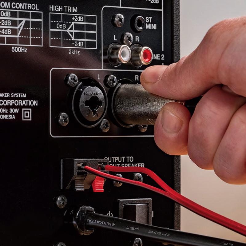 パワードスタジオモニター YAMAHA ヤマハ HS3W ホワイト ペア + MOS-35