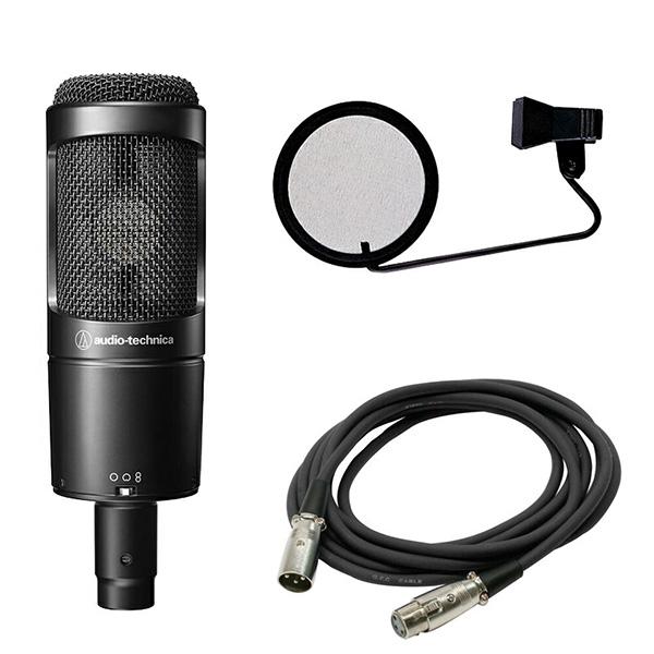 オーディオテクニカ audio-technica コンデンサーマイク AT2050 +