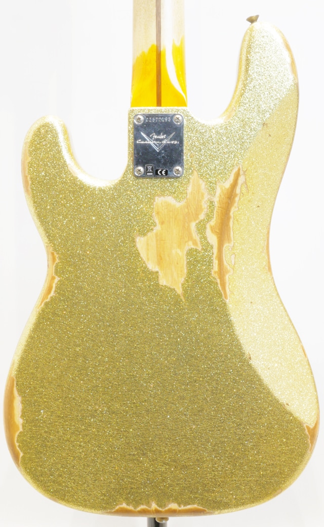 Custom Build J Signature Precision Bass Heavy Relic Champagne Gold