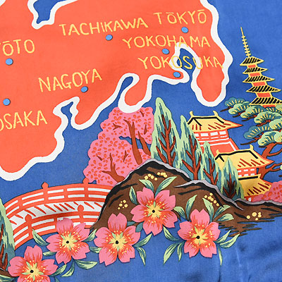 東洋スカジャン・港商SPECIAL EDITION「DUELLING DRAGON×JAPAN MAP