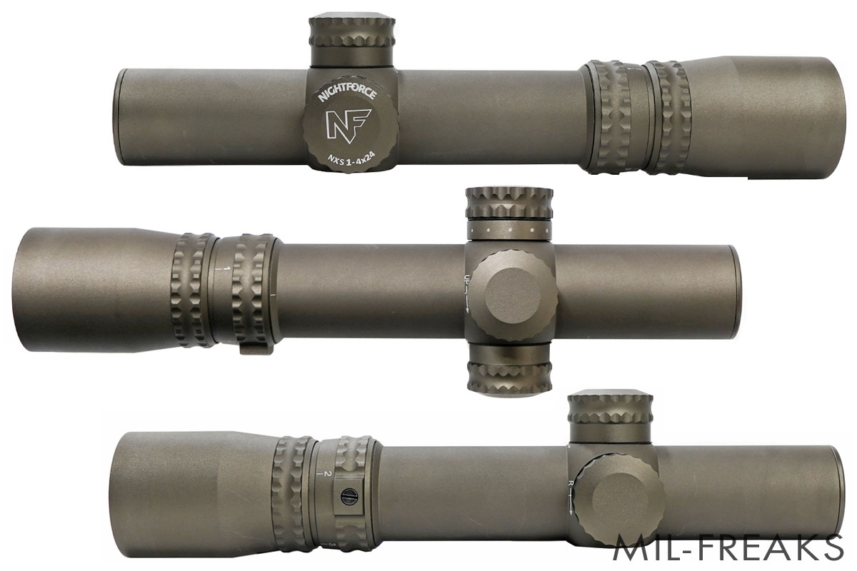 Holy Warrior NIGHT FORCEタイプ NXS 1-4x24 SFP ショートスコープ