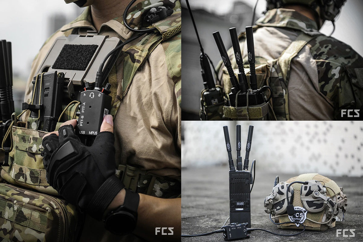 FALCO (FCS) MPU5 DUAL PTT KENWOOD │ ミリタリーショップ MIL-FREAKS