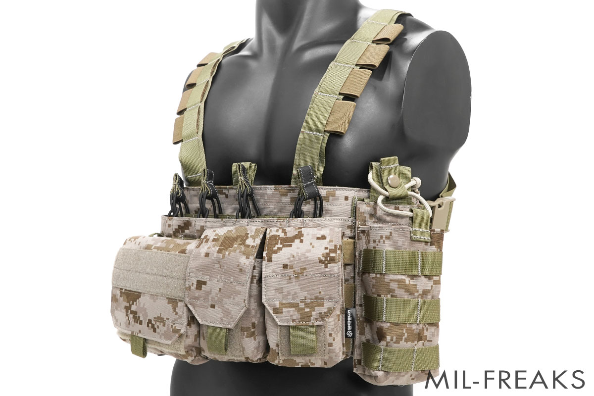 SHEKKIN GEARS LBTタイプ 2586A Low Profile チェストベスト ポーチ4個