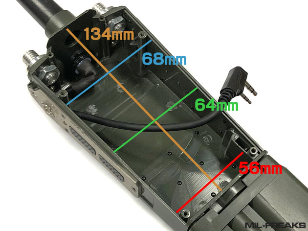 TAC-SKY AN/PRC-163 ダミーラジオケース 6ピン 特小無線対応 KENWOOD