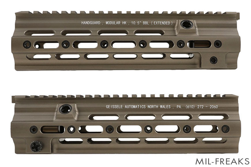 Airsoft Artisan Geisseleタイプ SMR HK ハンドガード 10.5インチ DDC