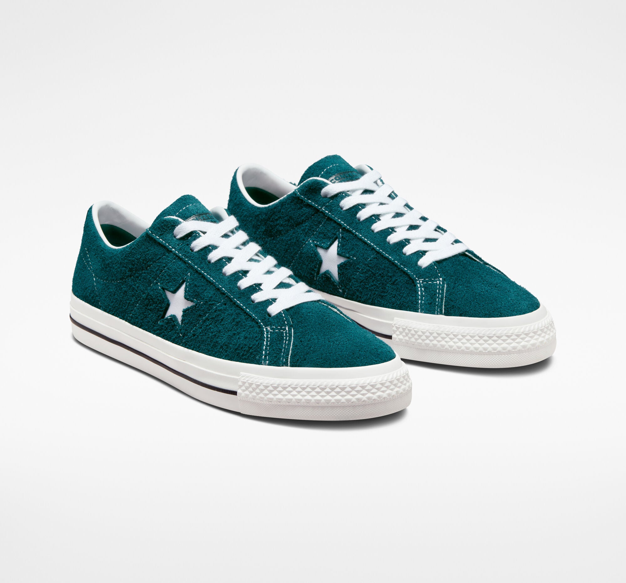 Converse One Star Pro Ox Skate Shoe in Midnight Turquoise and Black
