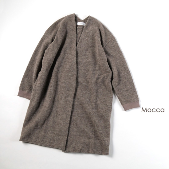 grin / グリン ブランケットウール ロングカーディガン,ブランド,