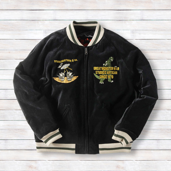 STUDIOD'ARTISAN / ステュディオダルチザン 怪獣大戦争別珍スカジャン