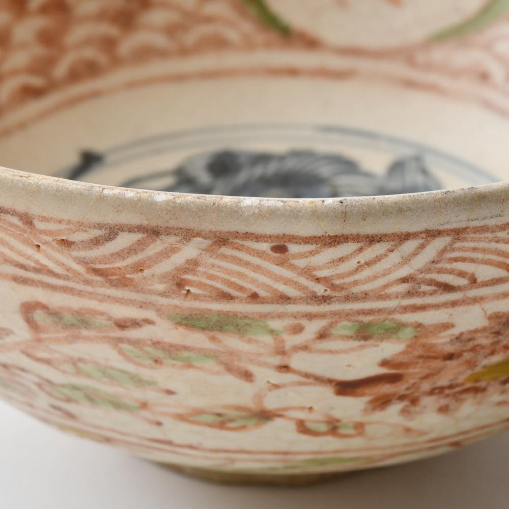 中国 明代 赤絵大鉢 ｜ みんげい おくむら （日本と世界の民芸）