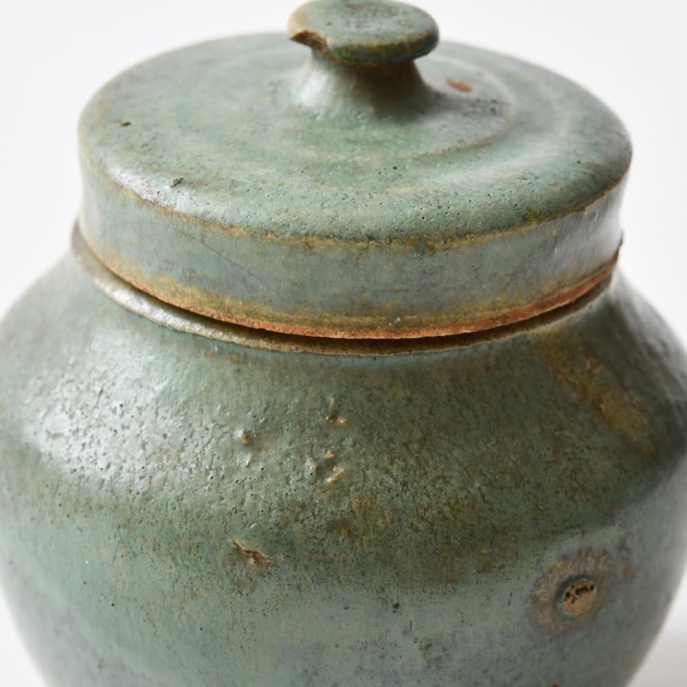 中国 雲南省 華寧 青釉蓋物（茶壷） ｜ みんげい おくむら （日本と