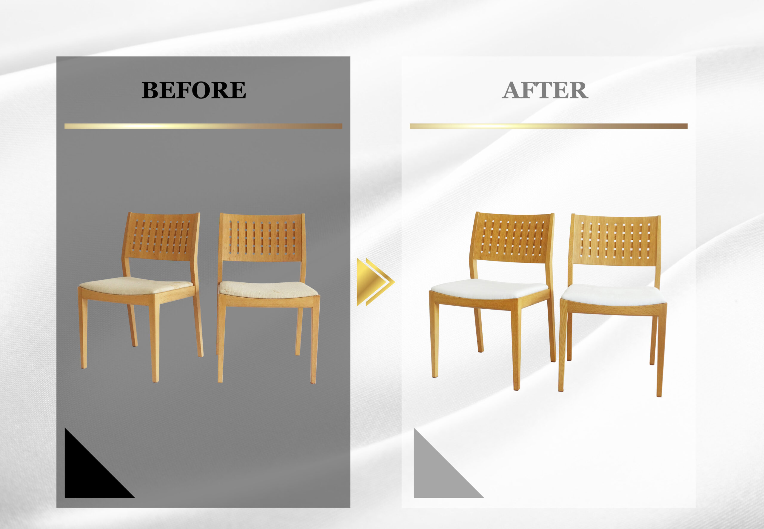 CondeHouse（カンディハウス）ダイニングチェア座面張替え（日本製