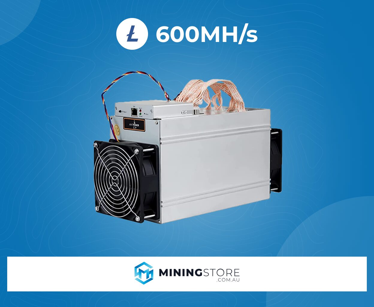 Bitmain Antminer L3+ 600Mh | Crypto Miner | Hosted or Shipped