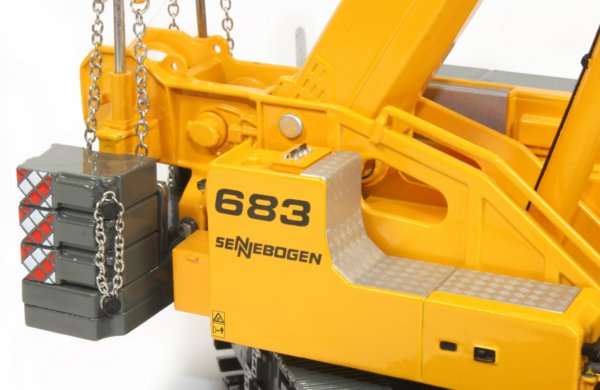 Miniature Construction World - Sennebogen 683 Tracked Telescopic Crane