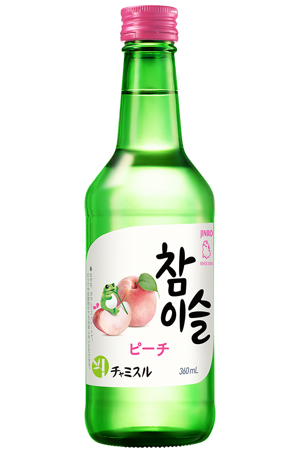 眞露 チャミスル ピーチ 360ml 20本 1ケースの通信販売 焼酎