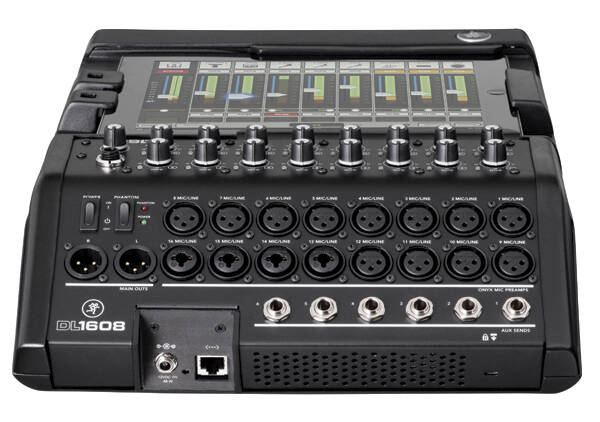 Mackie DL1608の予約受付を開始！iPadのコントロールサーフィスで