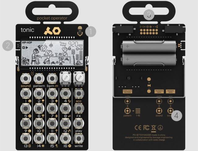 Teenage Engineering(ティーンエイジエンジニアリング) PO-32 tonic