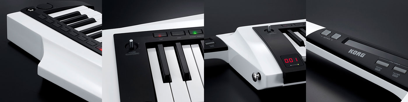 KORGのKEYTAR RK-100S 2に、待望の新色グロス・ホワイトが登場