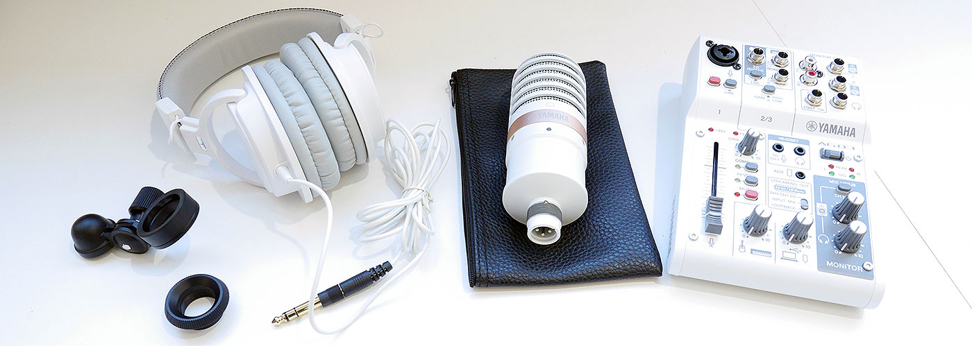 ヤマハがライブストリーミングミキサーAG03MK2をはじめ、USBマイクなど