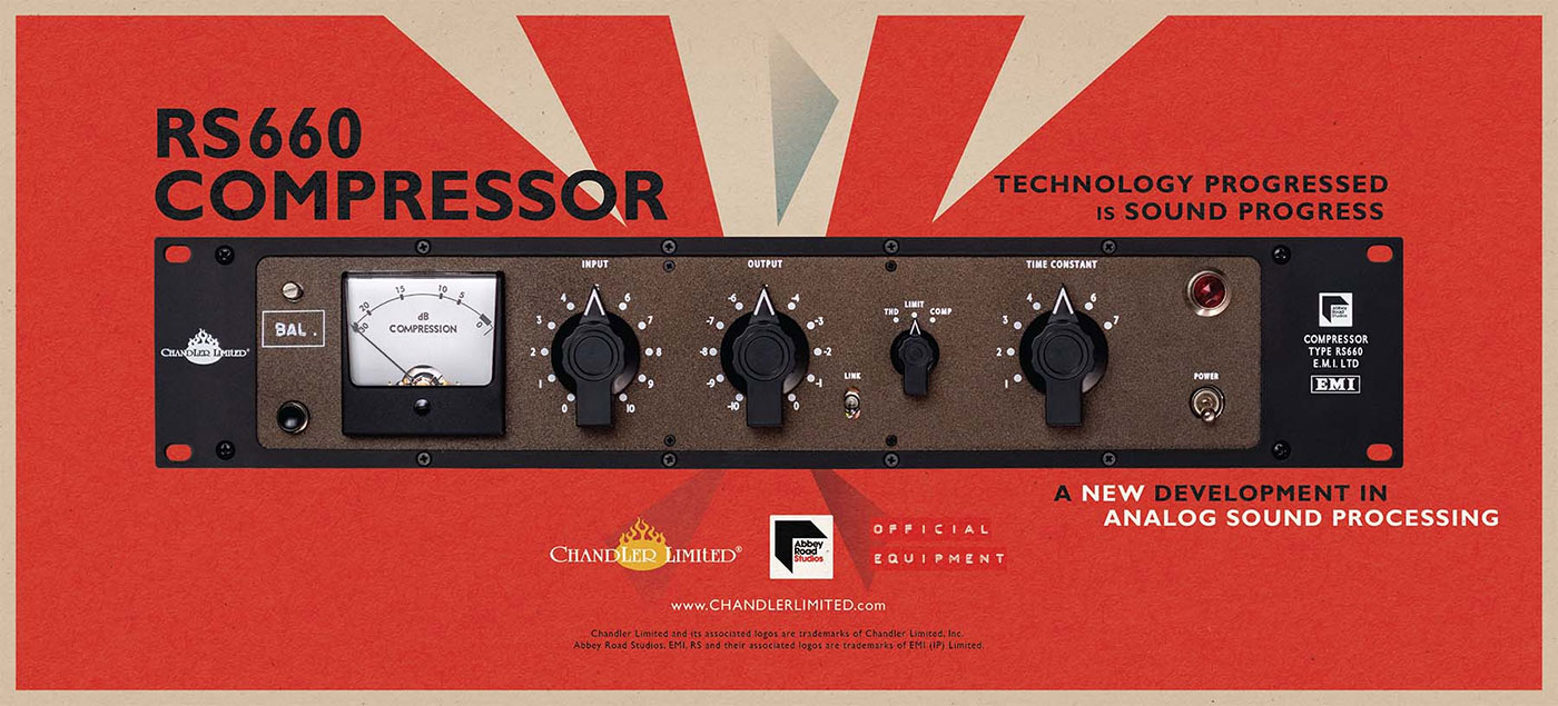 CHADNLER LIMITED RS660発売！英国EMI/アビーロードスタジオとの