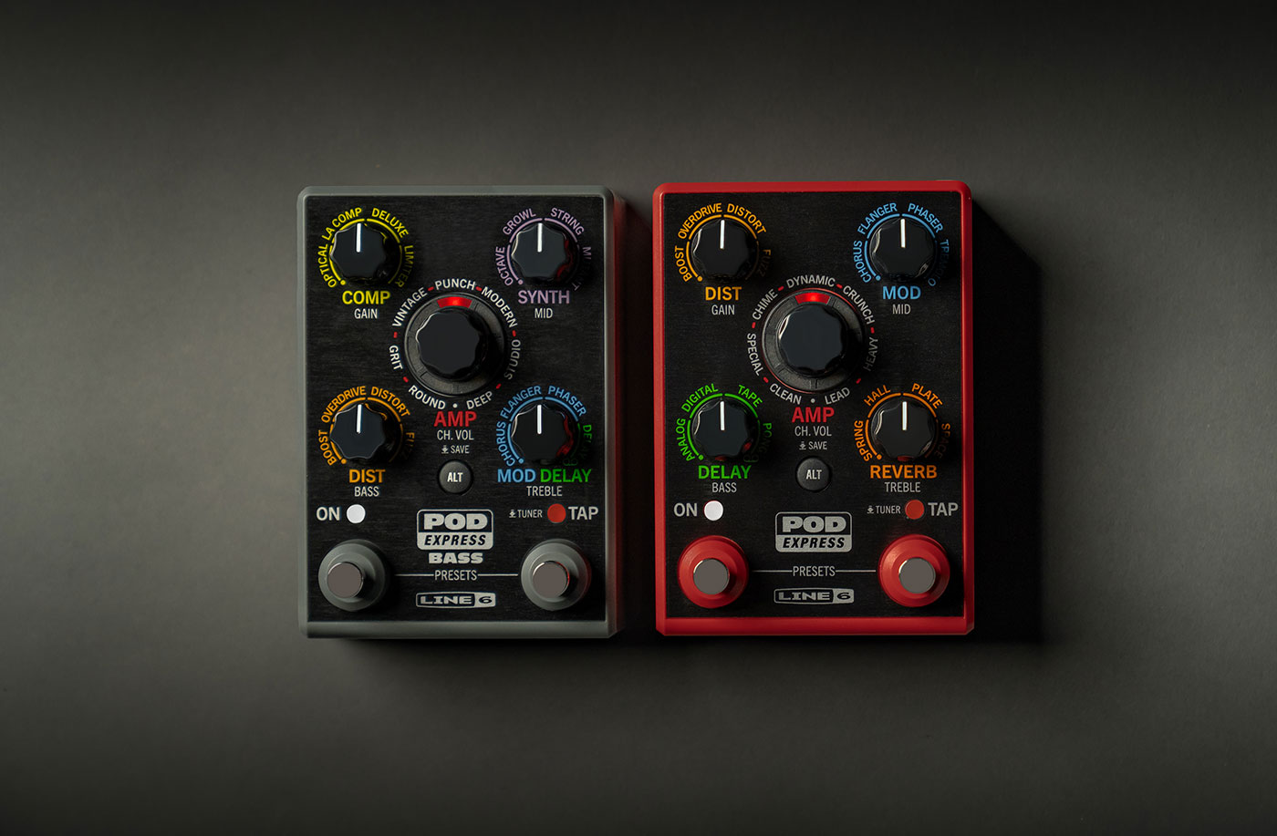 Line 6がアンプ/エフェクト・プロセッサー「POD Express Guitar」「POD