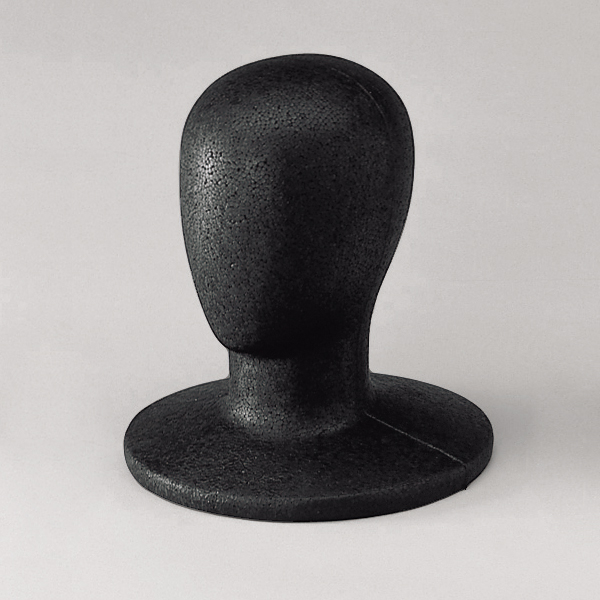 マネキンヘッド 顔無し 黒 - 店舗用品のミセダス