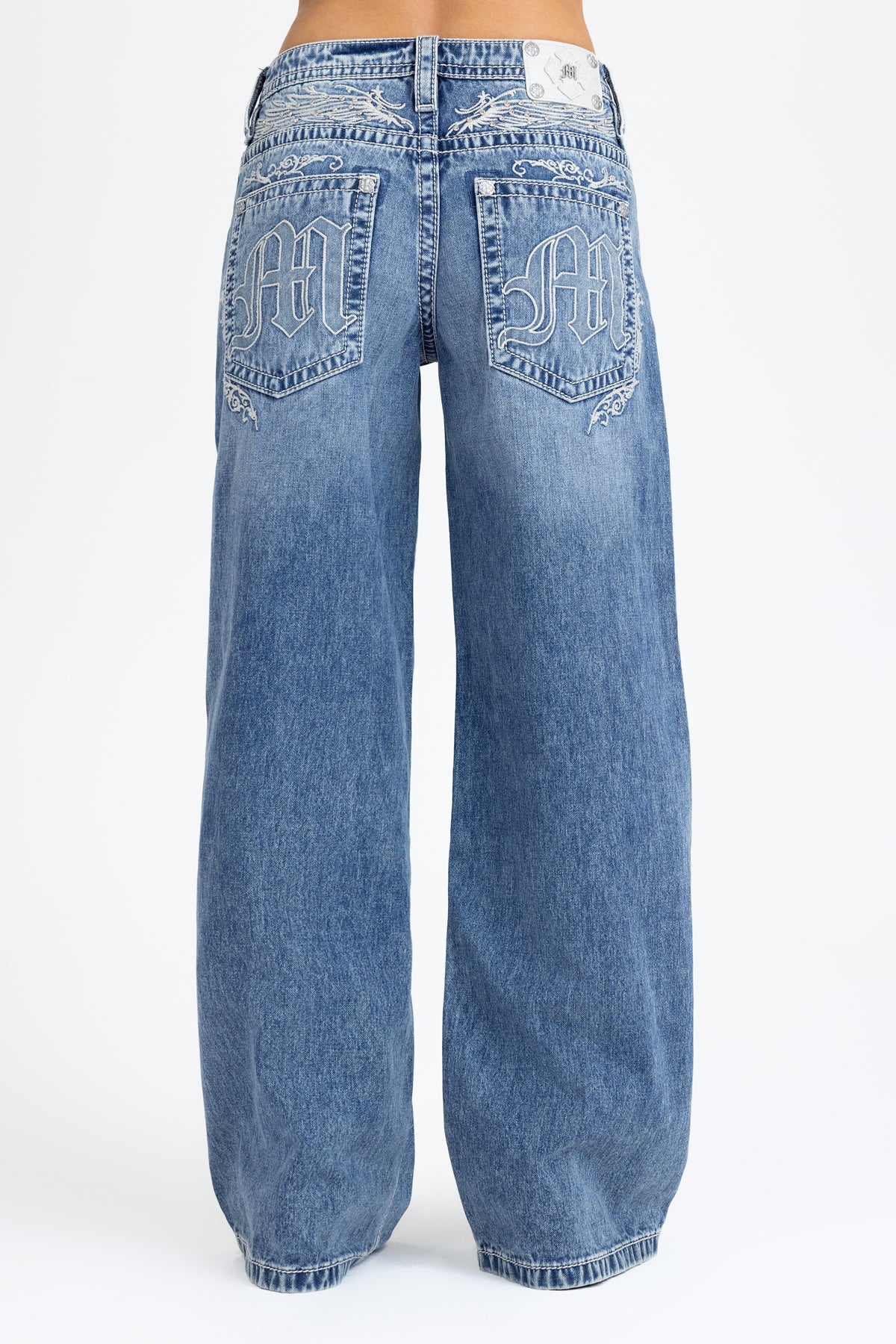 Amara Baggy Wide Leg | Only $107.20 | Medium Wash | Miss Me