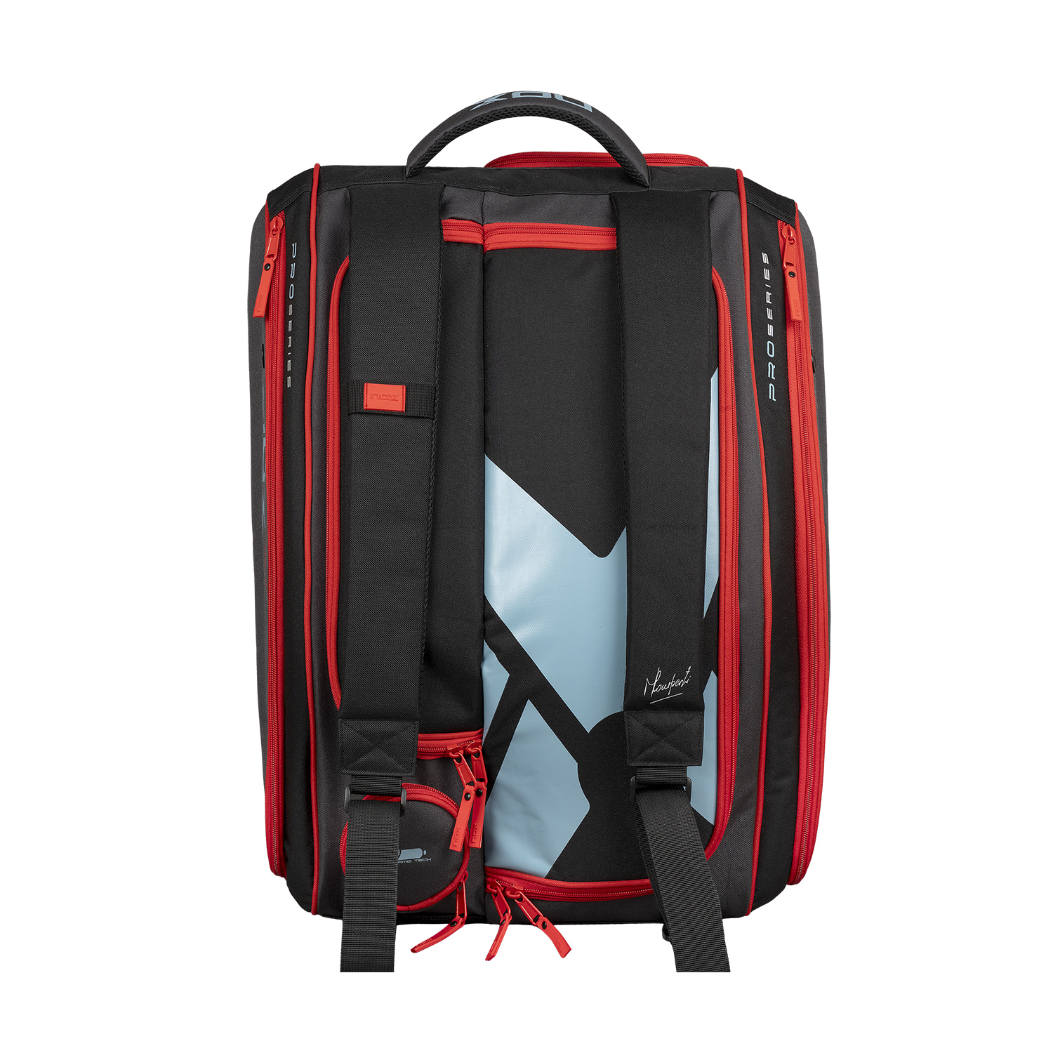 NOX ML10 Competition XL Compact Padel Bag - Negro/Rojo