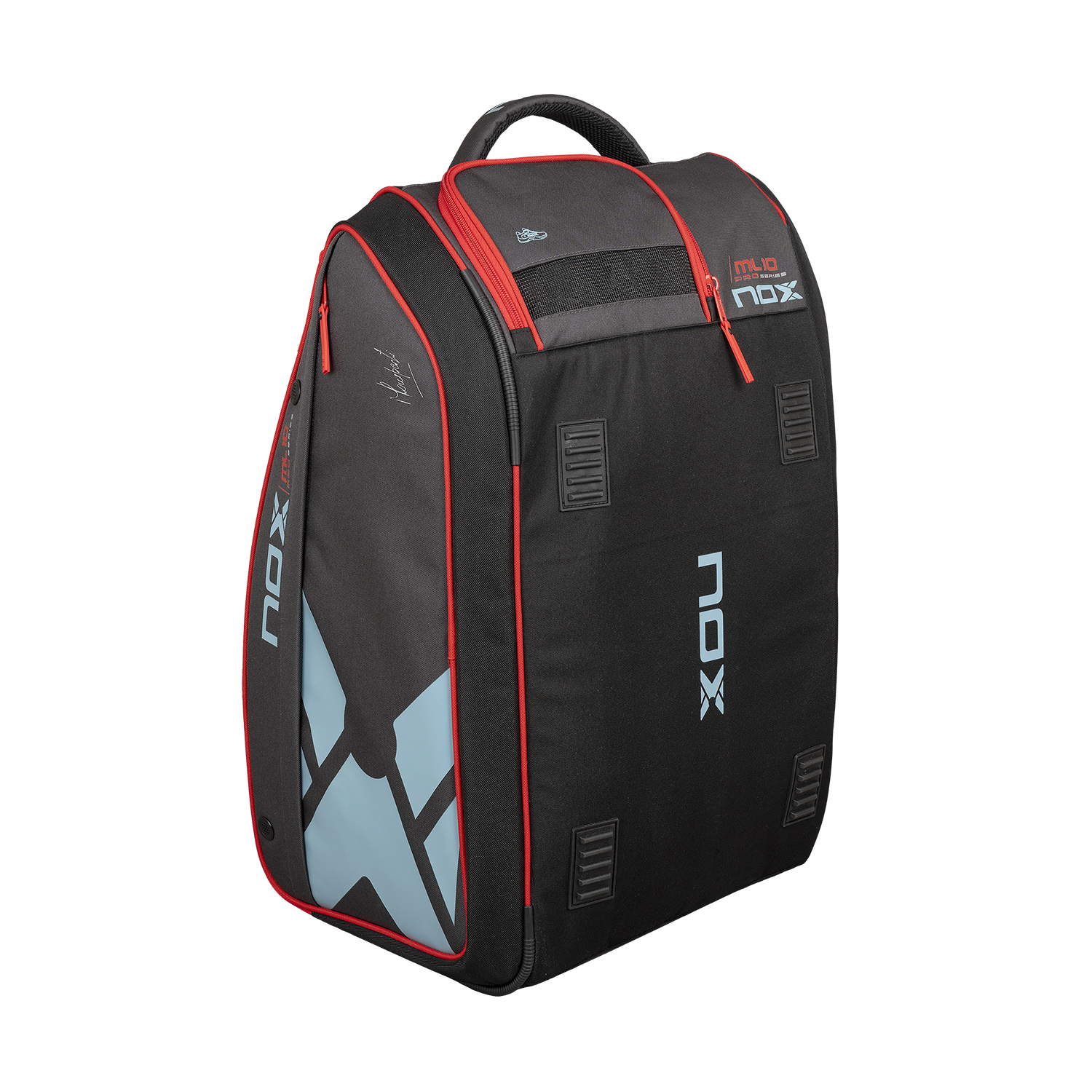 NOX ML10 Competition XL Compact Padel Bag - Negro/Rojo