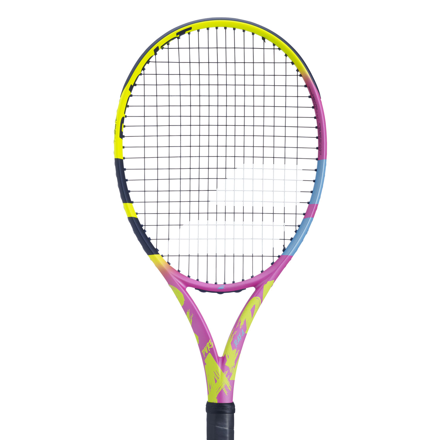 Babolat Pure Aero Rafa Tennis Racket - Yellow/Pink/Blue