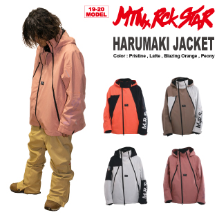 19-20 MTN.ROCK STAR(ﾏｳﾝﾃﾝﾛｯｸｽﾀｰ)・HARUMAKI JACKET [Pristine,Latte