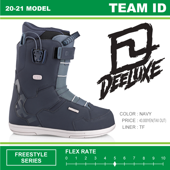 20-21 DEELUXE(ディーラックス)・TEAM ID TF [NAVY] チームアイディー
