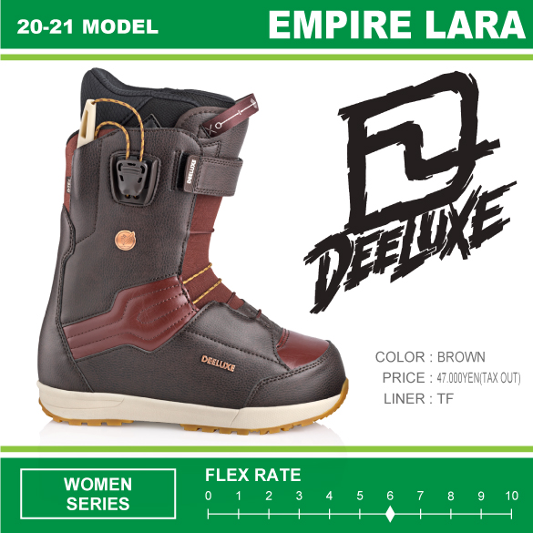 20-21 DEELUXE(ディーラックス)・EMPIRE LARA TF [BROWN] エンパイア
