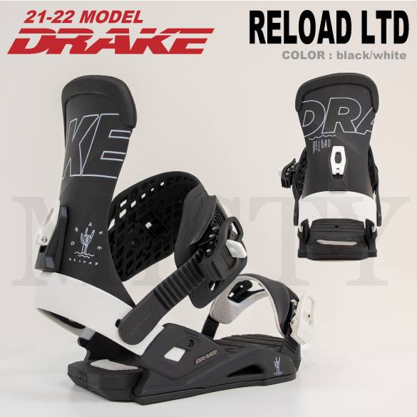 21-22 DRAKE(ドレイク)・RELOAD LTD(リロード リミテッド) BLACK/WHITE