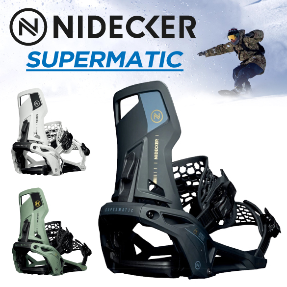 23-24 NIDEKCER(ﾅｲﾃﾞｯｶｰ)・SUPERMATIC [BLACK,WHITE,OLIVE] ≪商品一覧≫