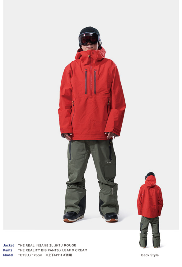 23-24 REW(アールイーダブリュー)・THE REAL INSANE 3L JACKET [GORE
