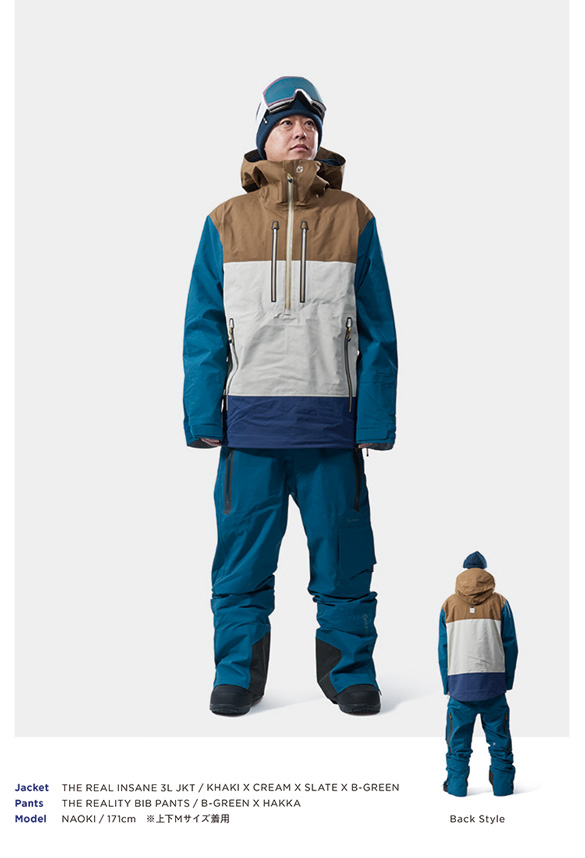 23-24 REW(アールイーダブリュー)・THE REAL INSANE 3L JACKET [GORE