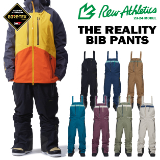 23-24 REW(アールイーダブリュー)・REALITY BIB PANTS [GORE-TEX